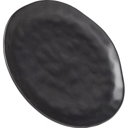38056KARE talerz ORGANIC 26 cm czarny King Home
