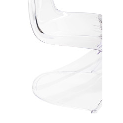 KH010100212 Krzesło HOVER PC transparentne - poliwęglan King Home