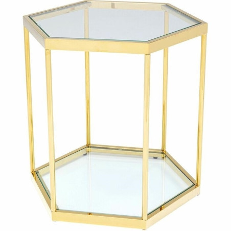 85029KARE stolik COMB GOLD 55 złoty King Home