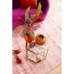 85029KARE stolik COMB GOLD 55 złoty King Home