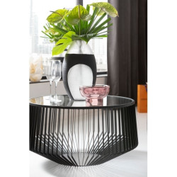 87801KARE stolik kawowy CORINNE 80 czarny King Home