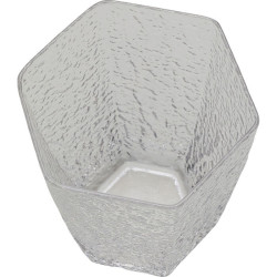 55628KARE szklanka CASCATA 260ml               transparentna King Home