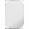 87115KARE lustro ścienne BONITA 71x109 cm      czarne King Home