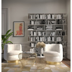 83736KARE stolik BEAM 32 biały King Home