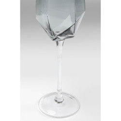 52215KARE komplet 4 kieliszków do szampana     DIAMOND SMOKE 365 ml King Home