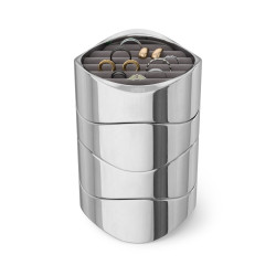 1022517-158UMBRA organizer na biżuterię WAVY chrom King Home