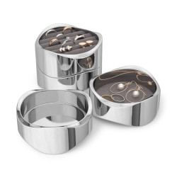 1022517-158UMBRA organizer na biżuterię WAVY chrom King Home