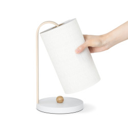 1022358-668UMBRA stojak na ręcznik papierowy         BELLWOOD biały/naturalny King Home