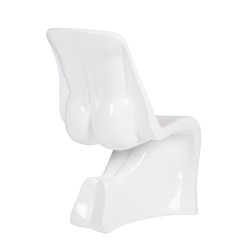 JH-072-2-HIM.BIALY Krzesło HIM białe - włókno szklane King Home