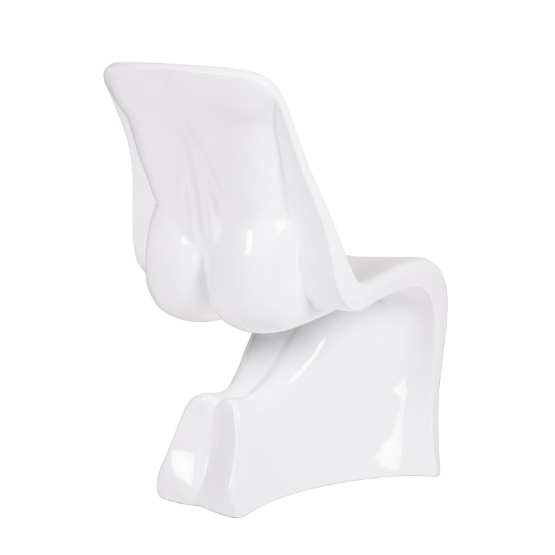 JH-072-2-HIM.BIALY Krzesło HIM białe - włókno szklane King Home