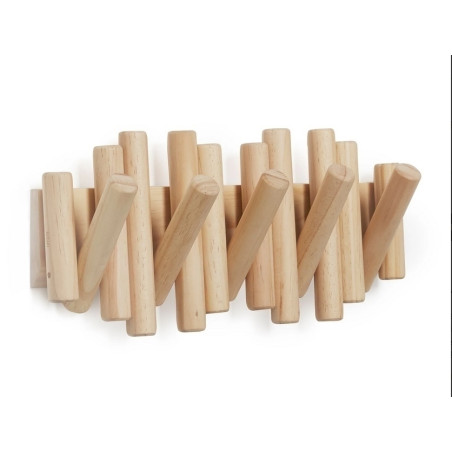 1011471-390UMBRA wieszak na ubrania PICKET RAIL naturalny King Home