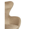 HE-066.KHAKI.09 Fotel EGG SZEROKI VELVET khaki King Home