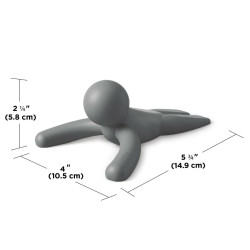 1013767-149UMBRA stoper pod drzwi BUDDY 2 szt szary King Home