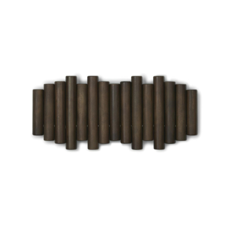 1011471-746UMBRA wieszak na ubrania PICKET RAIL ciemny orzech King Home