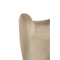 HE-066.KHAKI.09 Fotel EGG SZEROKI VELVET khaki King Home