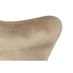 HE-066.KHAKI.09 Fotel EGG SZEROKI VELVET khaki King Home