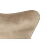 HE-066.KHAKI.09 Fotel EGG SZEROKI VELVET khaki King Home