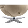 HE-066.KHAKI.09 Fotel EGG SZEROKI VELVET khaki King Home