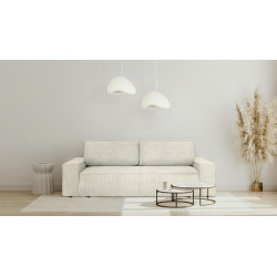 KH1501100207Sofa PILLOW z funkcją spania jasny beż King Home