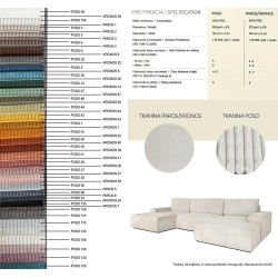 KH1501100207Sofa PILLOW z funkcją spania jasny beż King Home