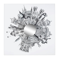 KH1501100258Obraz CRAZY WORLD 180x180 cm King Home