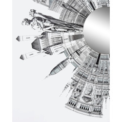 KH1501100258Obraz CRAZY WORLD 180x180 cm King Home