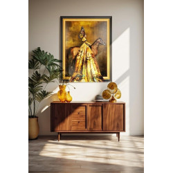 KH1501100273Obraz DRESS 110x140 cm King Home