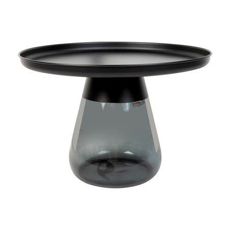 87470KARE stolik BOTTIGLIA SMOKE 60 czarny King Home