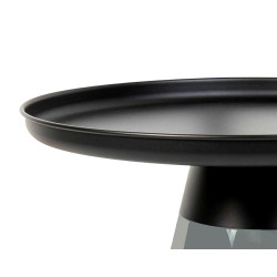 87470KARE stolik BOTTIGLIA SMOKE 60 czarny King Home