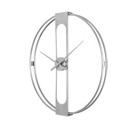 61479KARE zegar CLIP 60 srebrny King Home