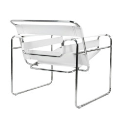 KH1501100302Fotel IVAN biały - ekoskóra King Home