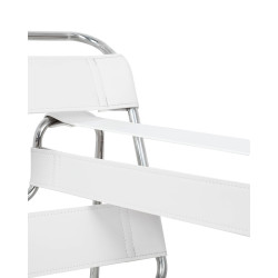 KH1501100302Fotel IVAN biały - ekoskóra King Home