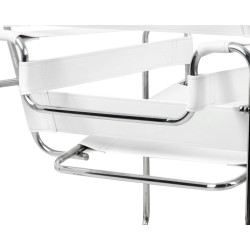 KH1501100302Fotel IVAN biały - ekoskóra King Home