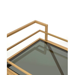 85802KARE barek PYRAMIDS złoty King Home