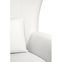 MM001501100349MaMaison fotel obrotowy GROSDOS biały /   chenille King Home