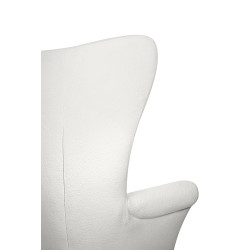 MM001501100349MaMaison fotel obrotowy GROSDOS biały /   chenille King Home