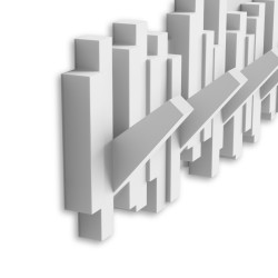 318211-660UMBRA wieszak na ubrania STICKS biały King Home