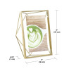 313015-221UMBRA ramka na zdjęcia PRISMA 13x18 cm - złota King Home