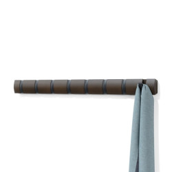 318858-048UMBRA wieszak na ubrania FLIP 8 czarny orzech King Home
