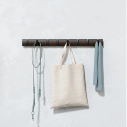 318858-048UMBRA wieszak na ubrania FLIP 8 czarny orzech King Home