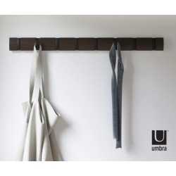318858-048UMBRA wieszak na ubrania FLIP 8 czarny orzech King Home