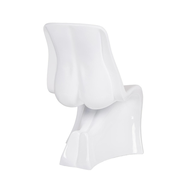 JH-072-1-HER.BIALY Krzesło HER białe - włókno szklane King Home