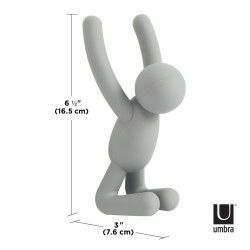 318165-023UMBRA wieszak ścienny BUDDY ciemnoszary - jasnoszary - biały King Home