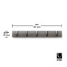 318850-1045UMBRA wieszak na ubrania FLIP 5 szary King Home