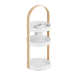 1015098-668UMBRA organizer na kosmetyki BELLWOOD biały naturalny King Home