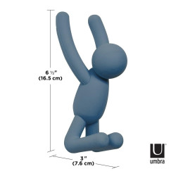 318165-370UMBRA haczyk ścienny BUDDY granatowo - zielono - biały King Home