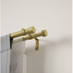 1014557-104UMBRA podwójny karnisz  CAPPA 91 - 168 cm złoty King Home