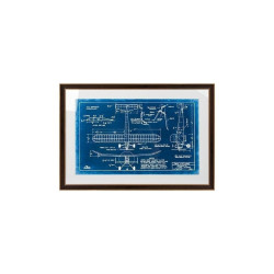 KH1501100261Obraz MECHANICAL PLANE 2 90x62 cm King Home