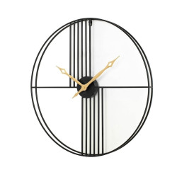 52815KARE zegar STRINGS 60 czarno-złoty King Home