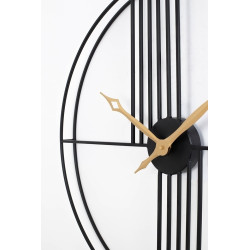 52815KARE zegar STRINGS 60 czarno-złoty King Home